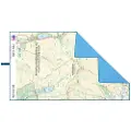 Lifeventure Softfibre Ordnance Survey Map Håndklæde