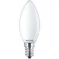 Signify LED pære Classic Kerte 4,3W/827 (40W) mat E14