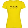 Kruskis Sleep Eat And Ride T-shirt Med Korte ærmer