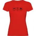 Kruskis Sleep Eat And Ride T-shirt Med Korte ærmer