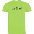 Kruskis Sleep Eat And Ride T-shirt Med Korte ærmer