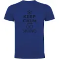 Kruskis Keep Calm And Go Skiing T-shirt Med Korte ærmer
