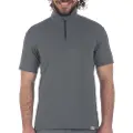 IQ-UV Uv Pro Zip Up T-shirt Med Korte ærmer Og Halv Lynlås
