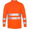 IQ-UV Uv High Visible Polo Kl.2 Langærmet Rashguard