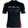 Aqua Lung Top Ceramiqskin Rashguard Med Korte ærmer Til Kvinder