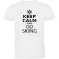 Kruskis Keep Calm And Go Skiing T-shirt Med Korte ærmer