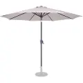 Vonroc Premium Stangparasol Recanti Ø300cm - inkl. overtræk - rund | Beige