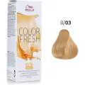 Wella Professionals NuancerColor Fresh No. 8/03 Lyseblond natur-gylden 75 ml (1.573,00 kr / 1 l)