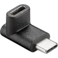Goobay USB-C to USB-C - adapter 90° - black