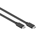 Wentronic USB-C <-> USB-C - 3m - Sort