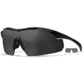 Wiley x Vapor Black Frame, Grey/Clear