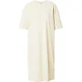 Urban Classics Organic Oversized Slit Kortærmet Midi-kjole