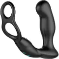 Nexus Revo - roterende, ringformet prostata vibrator (sort)