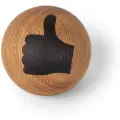 Spring Copenhagen - Emoji-kugle 7 cm - Natur - Pynteting - - Homeroom