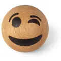Spring Copenhagen - Emoji-kugle 7 cm - Natur - Pynteting - - Homeroom