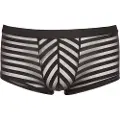 Svenjoyment Underwear Transparent, stribet boxershorts (sort)