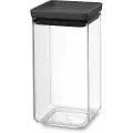 Brabantia Beholder til opbevaring af mad TASTY PLUS 1,6 l, mørkegrå, plastik, Brabantia