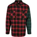 Urban Classics Oversized Mix Check Skjorte Med Lange ærmer