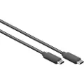 Nedis Ccgl64020bk20 Usb 3.2 Gen 2-kabel Usb-c M-usb-c M 4k@ 20 Gb/s Nikkelbelagt 2 M 100w 60hz