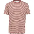 Selected Relax Butch Stripe T-shirt Med Korte ærmer