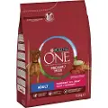 Purina One Medium/Maxi Adult Okse & Ris - Økonomipakke: 2 x 2,5 kg
