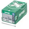 Spax Wirox T30 6x100 Mm Forsænket Stjerneskrue Til Træ 100 Enheder