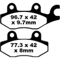 EBC Brakes Fa-tt Series Carbon Fiber Offroad Fa165/2tt Bremseklodser