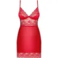 Obsessive Lovica - blondenatkjole og tanga (rød) - L/XL