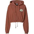 Santa Cruz Hood Lined Oval Dot Sweatshirt Med Lynlås