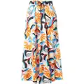 Urban Classics Aop Satin Midinederdel