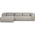 Woood - Sofa Bean inkl. puder, venstre, stof - Grå - Sofaer - - Homeroom
