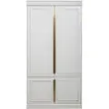 Woood - Garderobeskab Organize, 215x110x44 cm - Hvid - Garderobeskab - - Homeroom