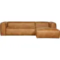 Woood - Sofa Bean, højre, øko-læder - Brun - Sofaer - - Homeroom