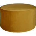 Woood - Puf Sara, L 36xø60 cm - Gul - Fodskamler & puffer - - Homeroom