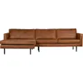 Bepurehome - Chaiselong venstre Rodeo - Brun - 4-pers. sofaer - - Homeroom