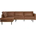 Bepurehome - Hjørnesofa venstre Rodeo - Brun - 4-pers. sofaer - - Homeroom
