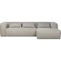 Woood - Sofa Bean, højre, inkl. puder - Grå - Sofaer - - Homeroom