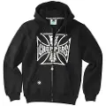 West Coast Choppers Og Logo Sweatshirt Med Lynlås