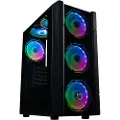 Hiditec V30 Argb Crystal Pc-tårnhus