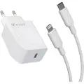 Muvit Usb-c Pd 20w+usb-c Lightning-oplader 1m 2.4a