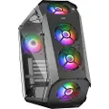 Mars Gaming Premium Mc51 Rgb Crystal Pc-tårnhus
