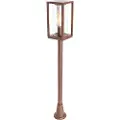 QAZQA Industriel udendørs gulvlampe rustbrun 100 cm IP44 - Charlois