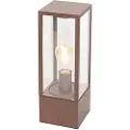 QAZQA Industriel udendørs gulvlampe rustbrun 40 cm IP44 - Charlois