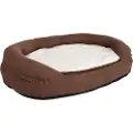 Zooplus Exclusive Hundeseng Memory oval, brun - L 100 x B 65 x H 22 cm