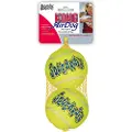 Kong AirDog Squeaker tennisbold med piv - L, 2 x 2 stk. økonomisæt