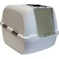 Catit White Tiger Jumbo Kattetoilet - Hvid med tigermønster
