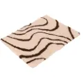 Vetbed Isobed SL kattetæppe Wave, creme/brun - L 100 x B 75 cm