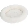 Zooplus Exclusive Fluffy 2in1 hyggeseng - Hvid/brun