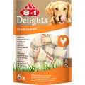 8In1 Delights tyggeknogle kylling - S, 4 x 210 g (24 stk.)