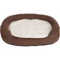 Zooplus Exclusive Hundeseng Memory oval, brun - L 117 x B 72 x H 24 cm